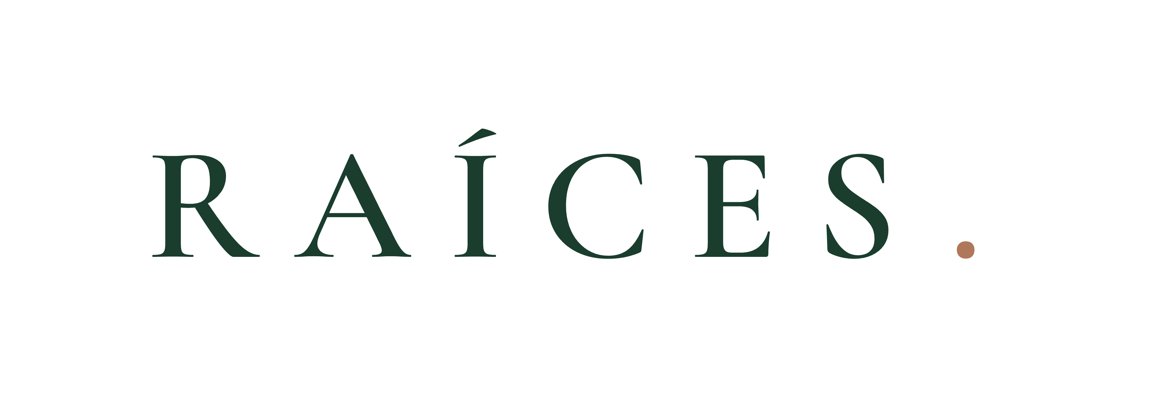 RAÍCES logo real verde